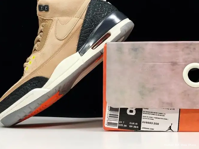Kick Theory AV6683-200 JTH Jordan Beige 3 Bio Air 0517